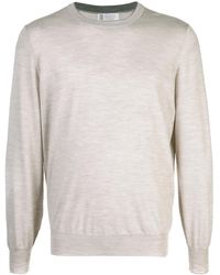 Brunello Cucinelli - Crew-Neck Fine-Knit Jumper - Lyst