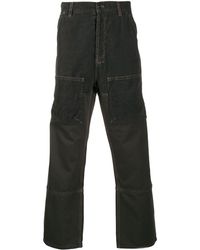 Jacquemus Corduroy Panel Jeans - Gray