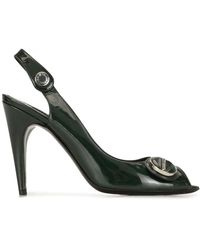 Louis Vuitton Босоножки С Ремешком На Пятке И Пряжкой - Зеленый