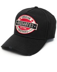 DSquared² - Cappello da baseball con patch logo - Lyst