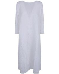Daniela Gregis - Robe Effet Froissé À Encolure Bateau - Lyst