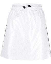 Chiara Ferragni - Logo-Print Drawstring Skirt - Lyst
