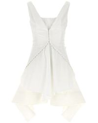 McQueen - Gathered Mini Dress - Lyst