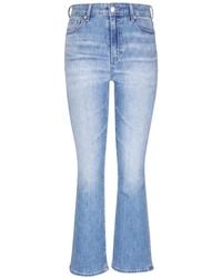 AG Jeans - Farrah Faded-Effect Flared Jeans - Lyst