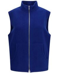 Rier - Full-Zip Wool Gilet - Lyst