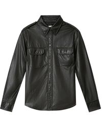 Isabel Marant - Noee Faux Leather Shirt - Lyst