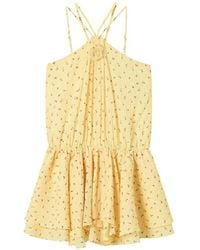 B+ AB - Floral-Print Mini Dress - Lyst