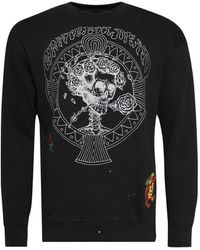 MadeWorn - Skull-Print Crew-Neck Sweatshirt - Lyst