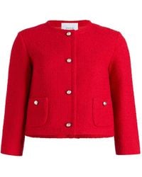 Patou - No Collar Box Jacket - Lyst