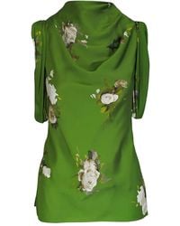 Erdem - Top Met Col En Roosprint - Lyst