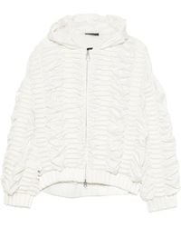 RAXXY - Ruched Hooded Jacket - Lyst