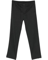 PT Torino - Drawstring Straight-Leg Trousers - Lyst