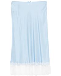 Moschino - Jupe Mi-Longue À Ornements En Dentelle - Lyst