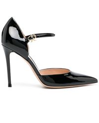 Gianvito Rossi - Piper Anklet Patent-leather Pumps - Lyst