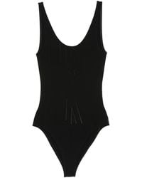 TOTEME - Monogram Pointelle-Knit Swimsuit - Lyst