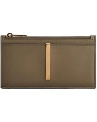 Tod's - Porte-Cartes Embossé À Fermeture Zippée - Lyst
