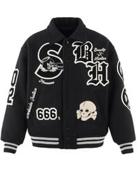 SAINT Mxxxxxx - Patch-Detail Varsity Jacket - Lyst