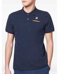K-Way - Briac Pocket Logo Polo Shirt - Lyst