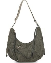 Borbonese - Bolso de hombro pequeño de piel con cremallera - Lyst