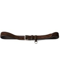 Prada - Suede Belt - Lyst