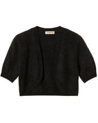 Twinset - Brushed Wool-Blend Shrug - Lyst