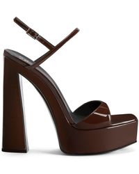 Giuseppe Zanotti - Sylvy 145mm Patent Leather Sandals - Lyst