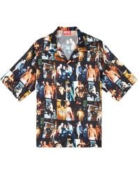 DIESEL - X Tom Of Finland Foundation Graphic-Print Shirt - Lyst