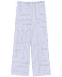 TOTEME - Elasticated-Waistband Trousers - Lyst