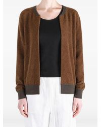Frenckenberger - Bouclé-Knit Zip-Up Cardigan - Lyst