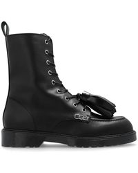 JW Anderson - Tassel-Detail Lace-Up Boots - Lyst
