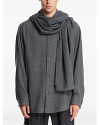 DARKPARK - Detachable Scarf George Shirt - Lyst