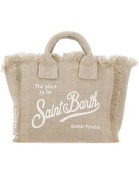 MC2 Saint Barth - Mini Vanity Fringe-Trim Tote Bag - Lyst