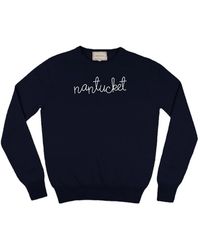 Lingua Franca - Nantucket Crew-Neck Sweatshirt - Lyst
