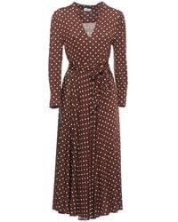 Marella - Mlsangelo Polka-Dot Belted Midi Dress - Lyst