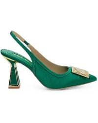 Kat Maconie - Logo-Plaque Slingback Pumps - Lyst