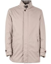 Moorer - Buttoned Single-Breasted Padded Jacket - Lyst