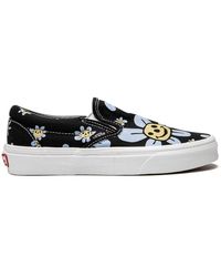 Vans - Classic Slip-On-Sneakers mit Blumen - Lyst
