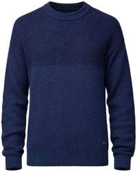 BOSS - Panelled Crew-Neck Sweater - Lyst