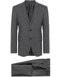 Emporio Armani - Single-Breasted Virgin Wool Suit - Lyst