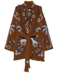 Alanui - Island Roots Wool Cardigan - Lyst