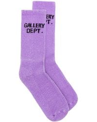 GALLERY DEPT. - Clean Logo Intarsia-Knit Socks - Lyst