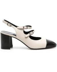 CAREL PARIS - Mary Janes Con Punta A Contrasto - Lyst