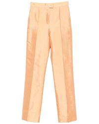 Valentino Garavani - Pressed-Crease Tailored Trousers - Lyst