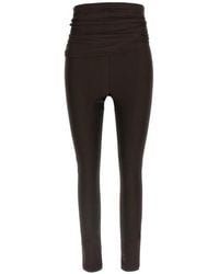 ANDAMANE - Vicky Draping High-Waisted Leggings - Lyst