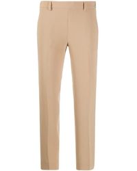 Alberto Biani - Pleated Cropped Trousers - Lyst