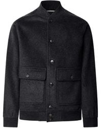 Hackett - Button-Up Bomber Jacket - Lyst