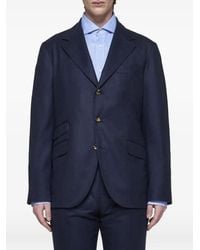 Brunello Cucinelli - Single-Breasted Wool Suit - Lyst