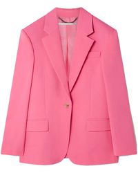 Stella McCartney - Single-Breasted Wool Blazer - Lyst