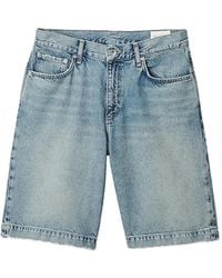 Rag & Bone - Shorts Met Wijde Pijpen - Lyst