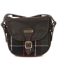 Barbour - Schultertasche Mit Schottenkaro - Lyst